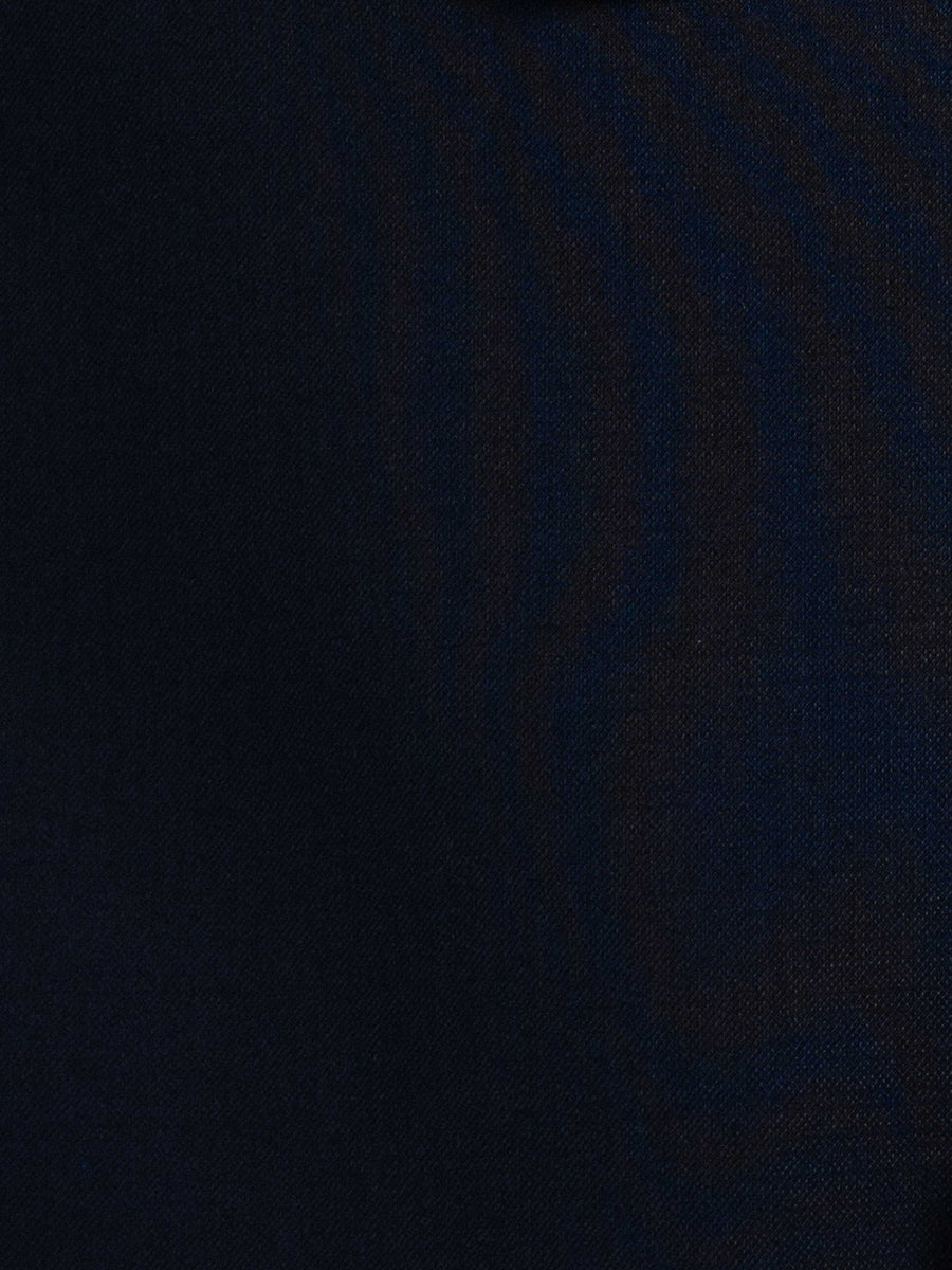 SingleBreastedSuitBlazerDeepBluePlainNotchLapelMaterial - Zeve