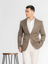 SingleBreastedSuitBlazerDustyBrownStripes_PeakLapel_FullBody1_e37b9c8e-6fbd-45ba-b159-2acf611e1b02 - Zeve