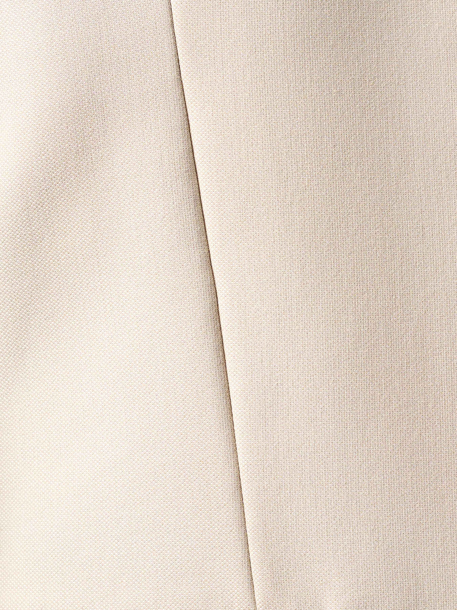 Single Breasted Suit Blazer - Ivory Beige (Regular Fit)