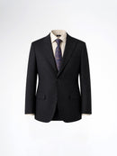 Single Breasted Suit Blazer - Midnight Black (Regular Fit)