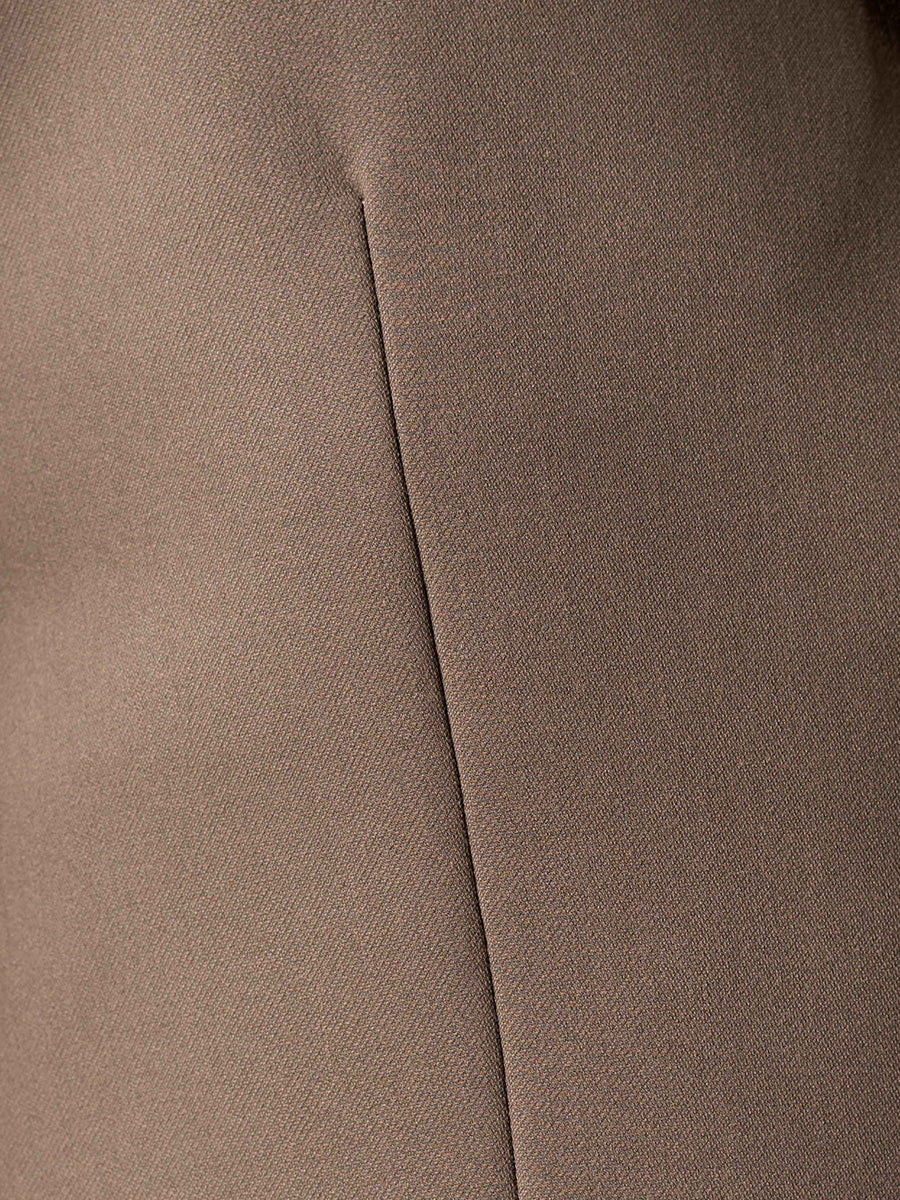 Single Breasted Suit Blazer - Mocha Brown (Regular Fit)