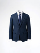 Single Breasted Suit Blazer - Oxford Blue (Regular Fit)