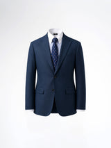 Single Breasted Suit Blazer - Oxford Blue (Regular Fit)