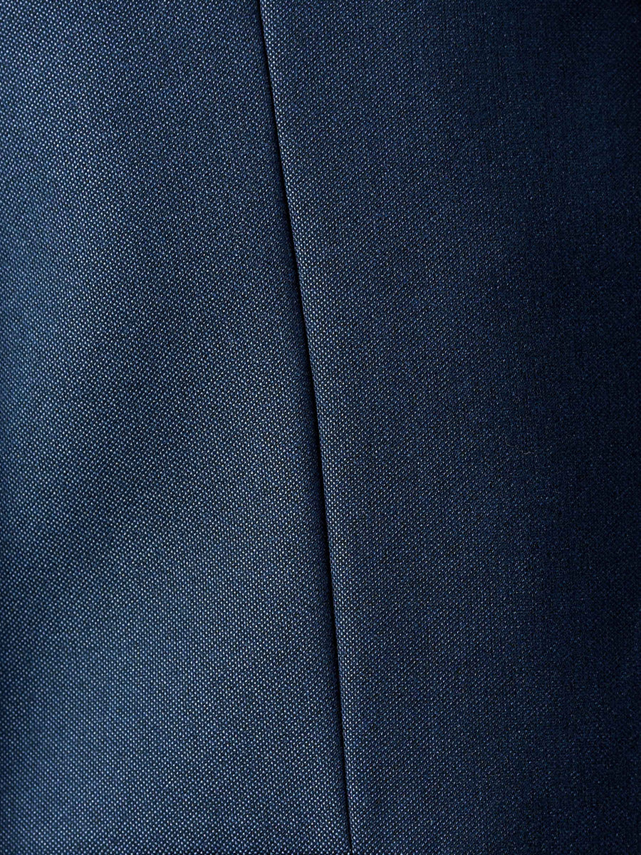Single Breasted Suit Blazer - Oxford Blue (Regular Fit)