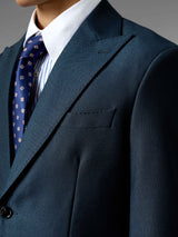 Single Breasted Suit Blazer - Oxford Blue (Regular Fit)