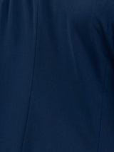 SingleBreastedSuitBlazerRoyalBluePlainNotchLapelMaterial - Zeve