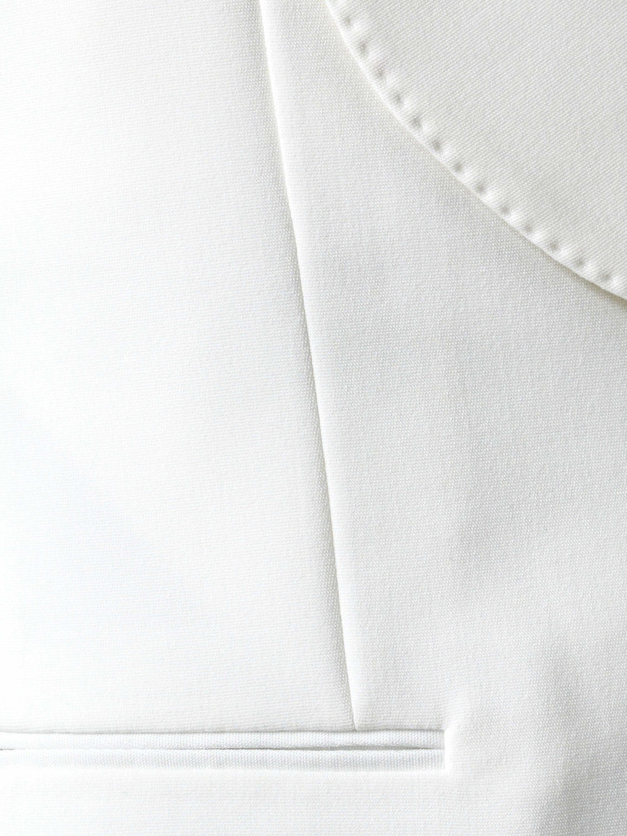 Single Breasted Suit Blazer Tux - Ivory White (Slim Fit)