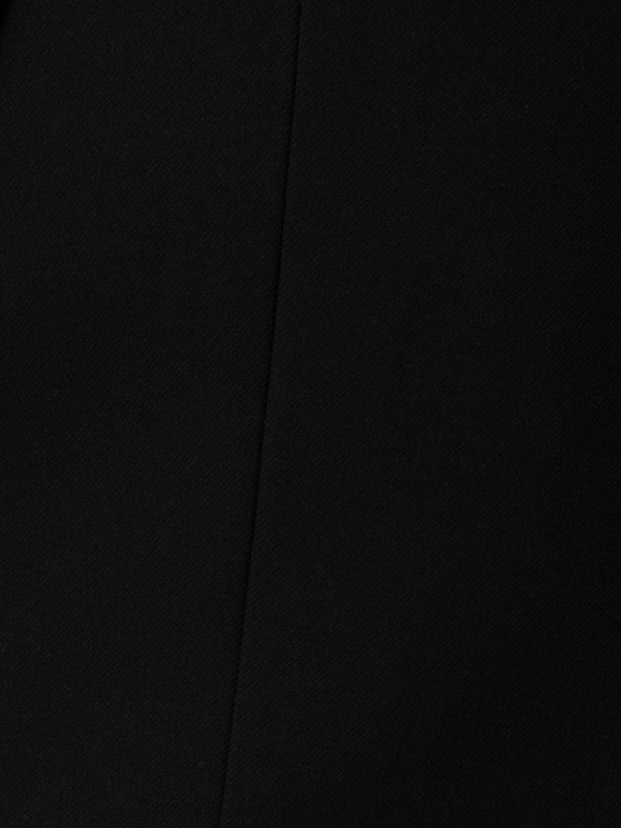 Single Breasted Suit Blazer Tux - Raven Black Shawl Lapel (Regular Fit)