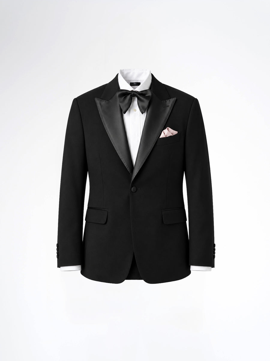 Single Breasted Suit Blazer Tux - Raven Black (Regular Fit)