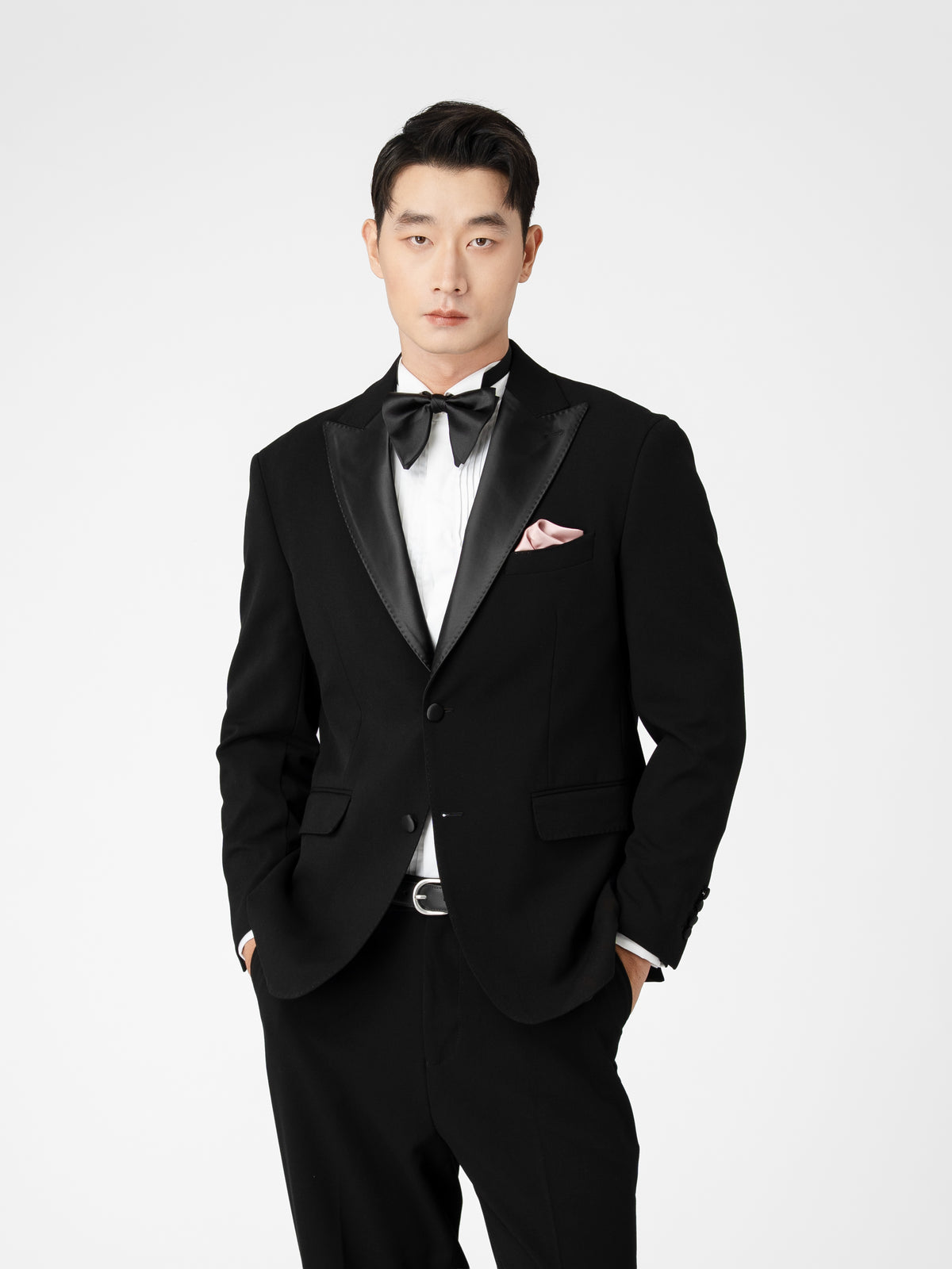 Single Breasted Suit Blazer Tux - Raven Black (Regular Fit)