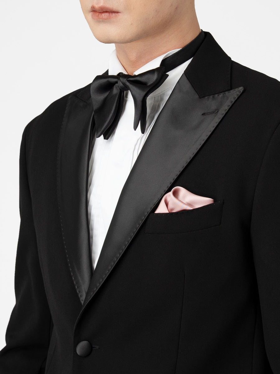 Single Breasted Suit Blazer Tux - Raven Black (Regular Fit)