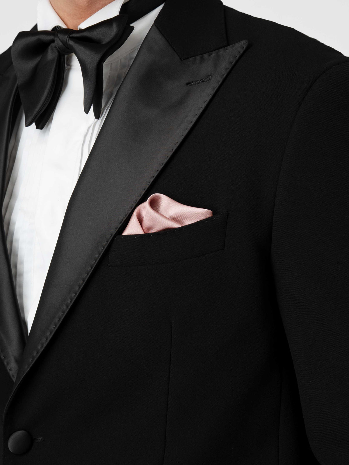 Single Breasted Suit Blazer Tux - Raven Black (Regular Fit)
