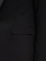SingleBreastedTuxedoBlazerCharcoalPeakLapelSidePocket - Zeve