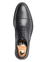 SingleOxfordCapToeBlackLaceUp_FlexiSole - Zeve