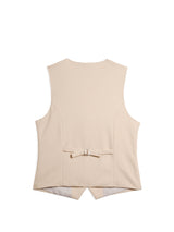 SingleRowButtonVestBeige4 - Zeve