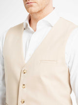 SingleRowButtonVestBeige5 - Zeve