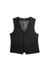 SingleRowButtonVestJetBlack1 - Zeve