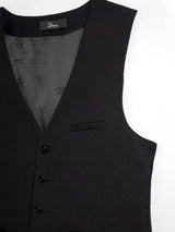 SingleRowButtonVestJetBlack3 - Zeve