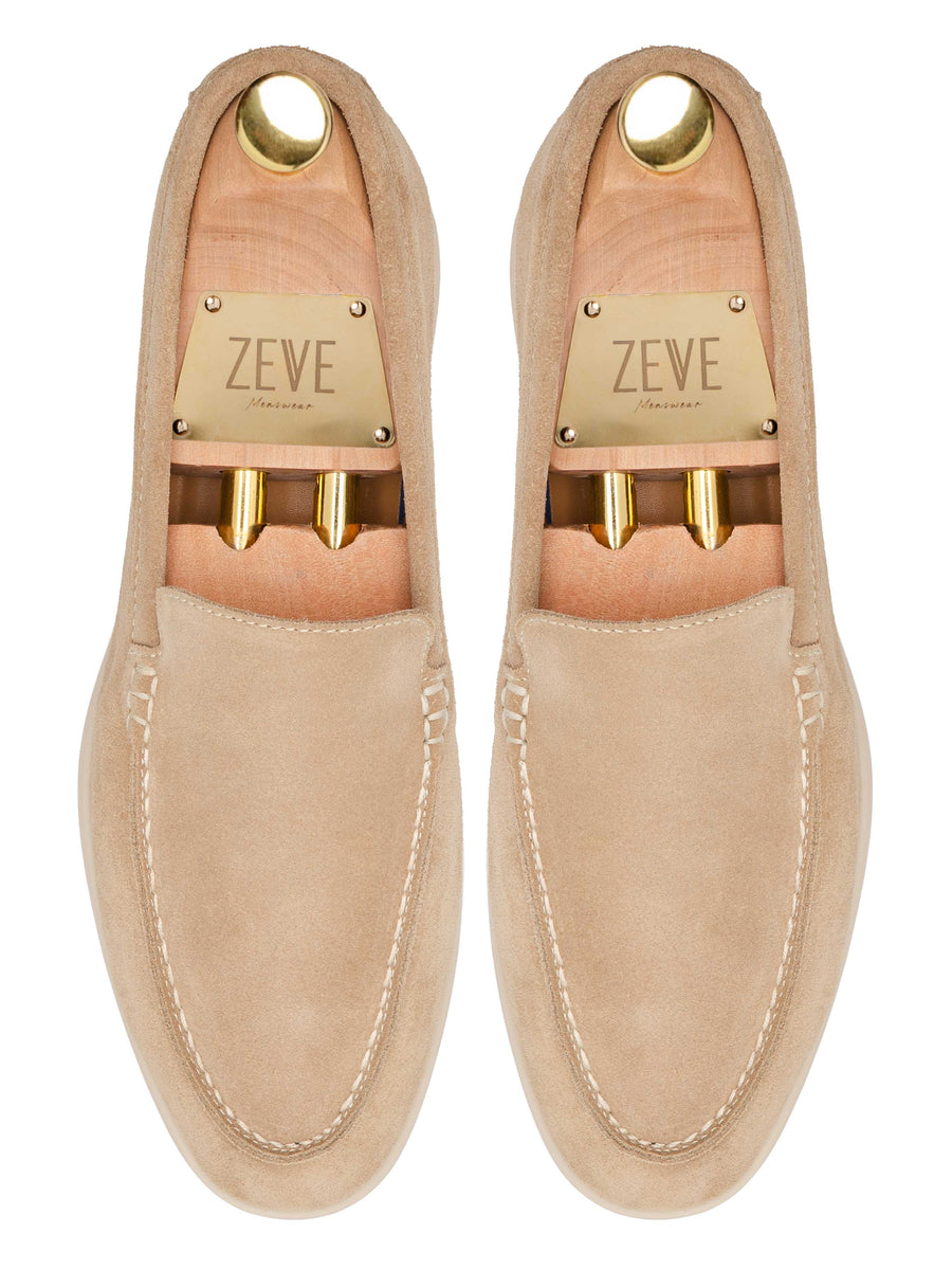 Soren Loafer - Beige Suede Leather