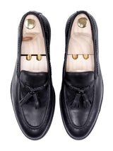 Tassel-Loafer-Black-Leather-Crepe-Sole_04 - Zeve