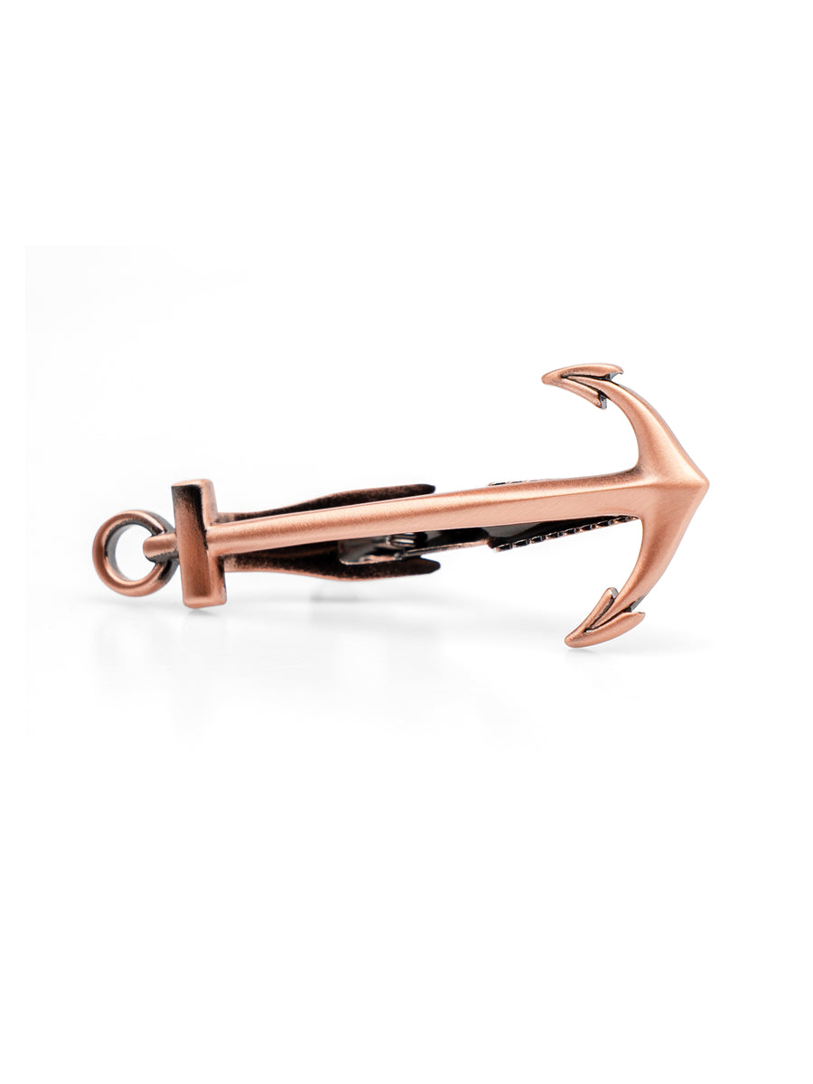 Tie Clip - Anchor Gold