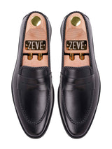 Top-Braided-Penny-Loafer-Solid-Black-_Crepe-Sole - Zeve