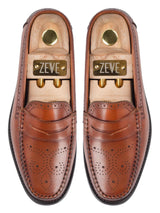 Top-Brogue-Penny-Loafer-CognacTan - Zeve