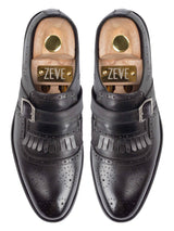 Top-Jean-Single-Monk-Strap-Black - Zeve