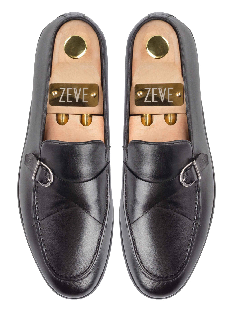 Top-Leo-Duo-Strap-Loafer-Black-HPP - Zeve