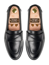 Top-Solid-Black-Wayne-Penny-Loafer-_Crepe-Sole - Zeve