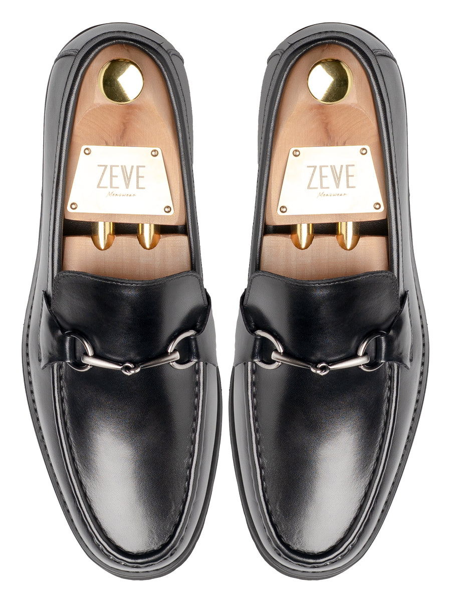 TopSilverHorseBitLoaferBlackEvaCombat_3510027d-e2ed-4456-9305-4b7644cb15b7 - Zeve