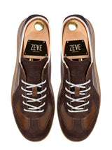 TopZeveTrainerSneakerDarkBrownSuede - Zeve