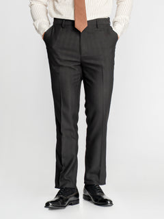 Trousers-With-Belt-Loop-Black-Shadow-Stripe-_Slim-Straight_-1 - Zeve