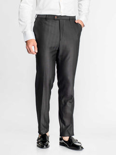 Trousers-With-Belt-Loop-Grey-Charcoal-Shadow-Stripe-_Slim-Straight_-3 - Zeve