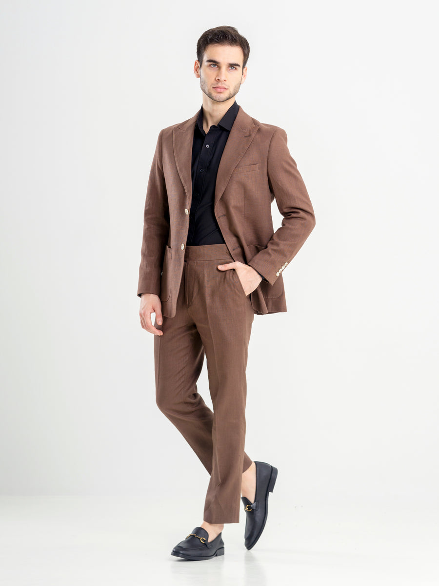 Trousers-With-Side-Adjusters-Linen-Coffee-Plain_01 - Zeve