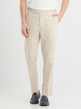 Trousers-With-Side-Adjusters-Linen-Cream-Plain_05 - Zeve