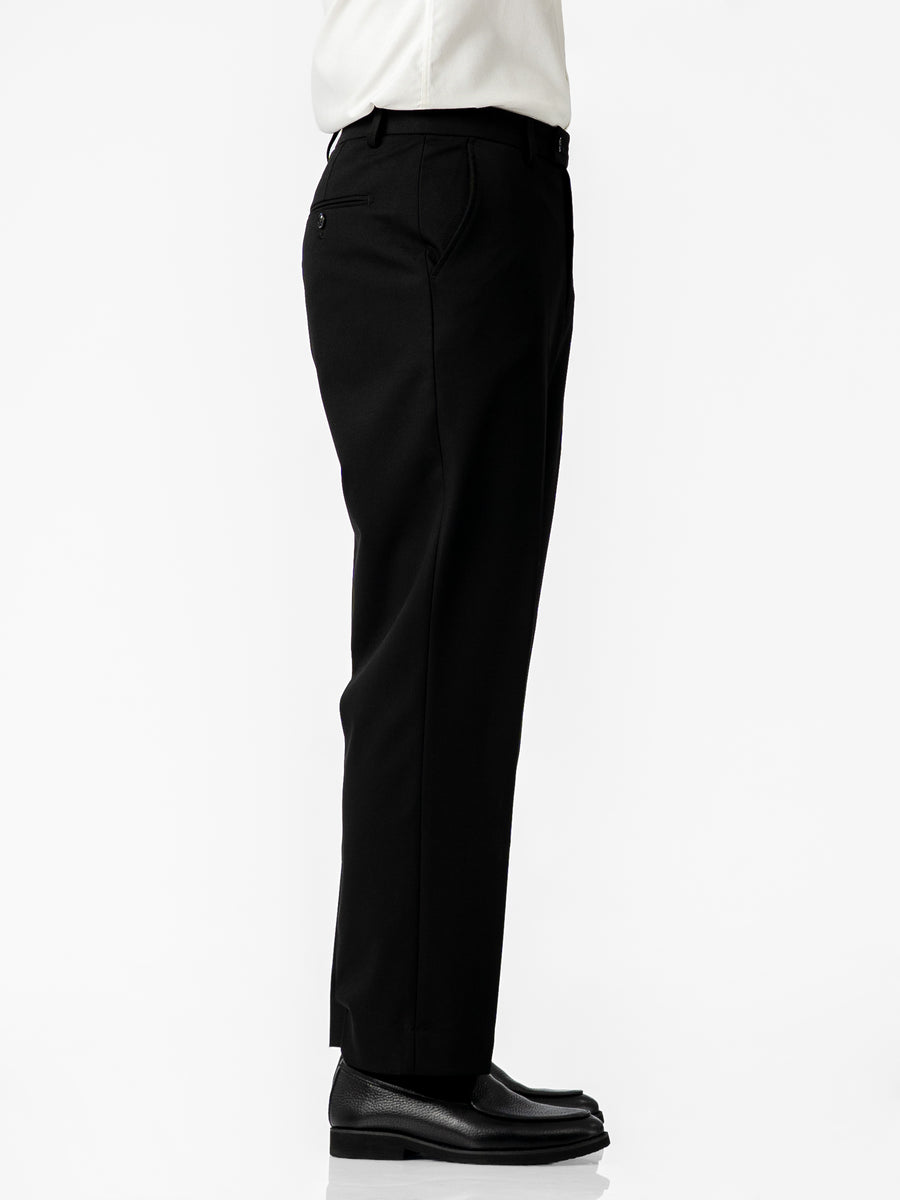 Trousers With Belt Loop - Classic Black (Regular Fit)