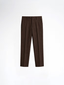 Trousers With Belt Loop - Dark Espresso (Regular Fit)