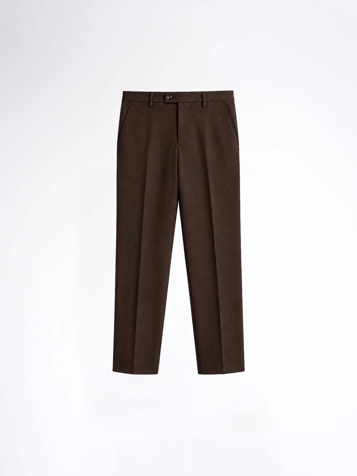Trousers With Belt Loop - Dark Espresso (Regular Fit)