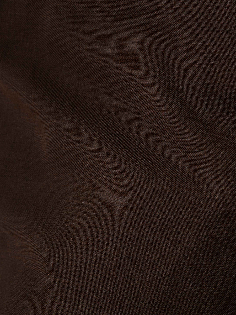 Trousers With Belt Loop - Dark Espresso (Regular Fit)