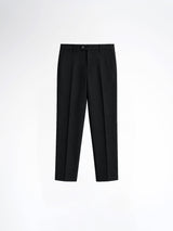 Trousers With Belt Loop - Raven Black (Regular Fit)