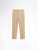 Trousers With Belt Loop - Sand Beige (Regular Fit)