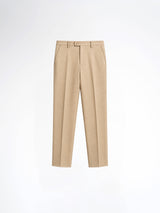 Trousers With Belt Loop - Sand Beige (Regular Fit)