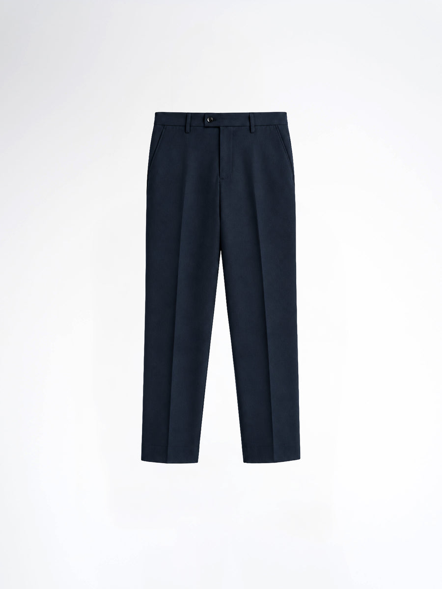 Trousers With Belt Loop - Shadow Blue (Regular Fit)