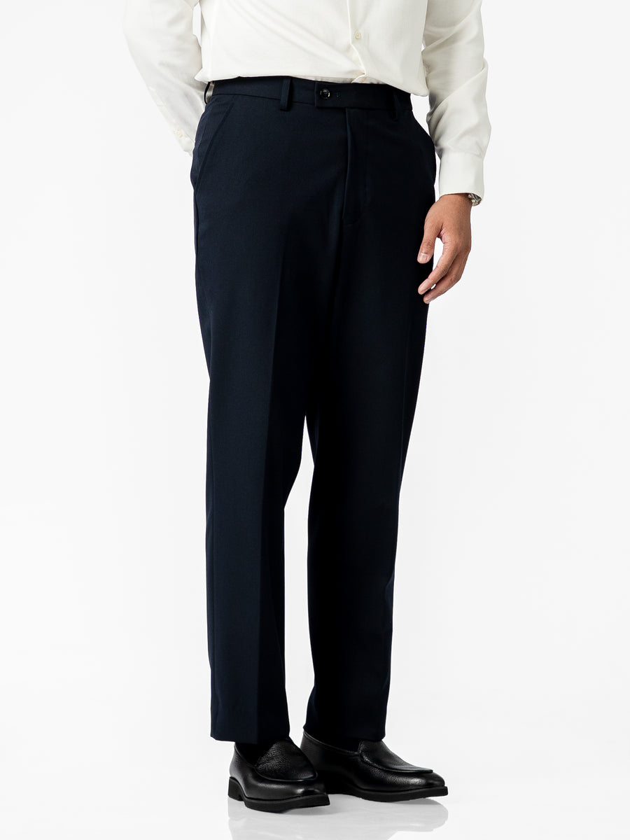 Trousers With Belt Loop - Shadow Blue (Regular Fit)