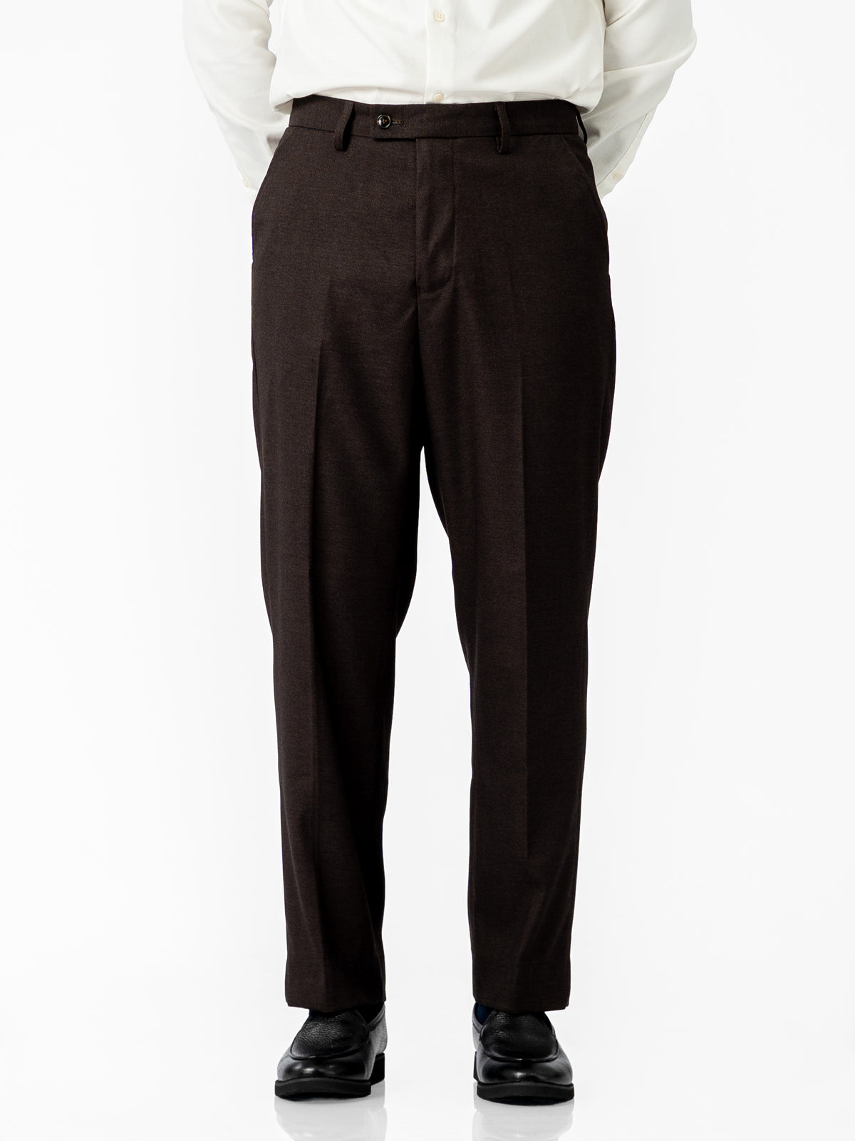 Trousers With Belt Loop - Smoky Grey (Regular Fit)