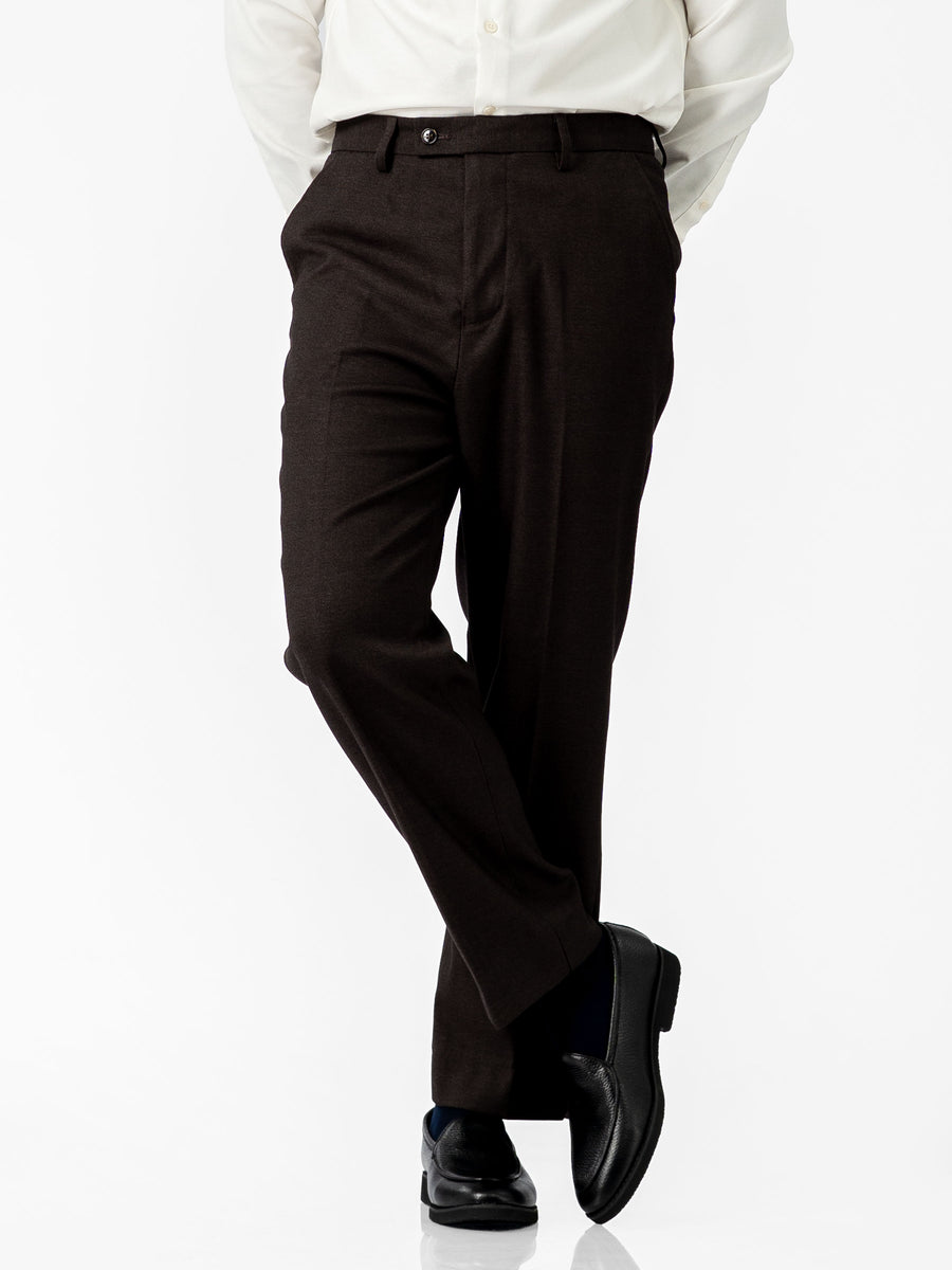 Trousers With Belt Loop - Smoky Grey (Regular Fit)