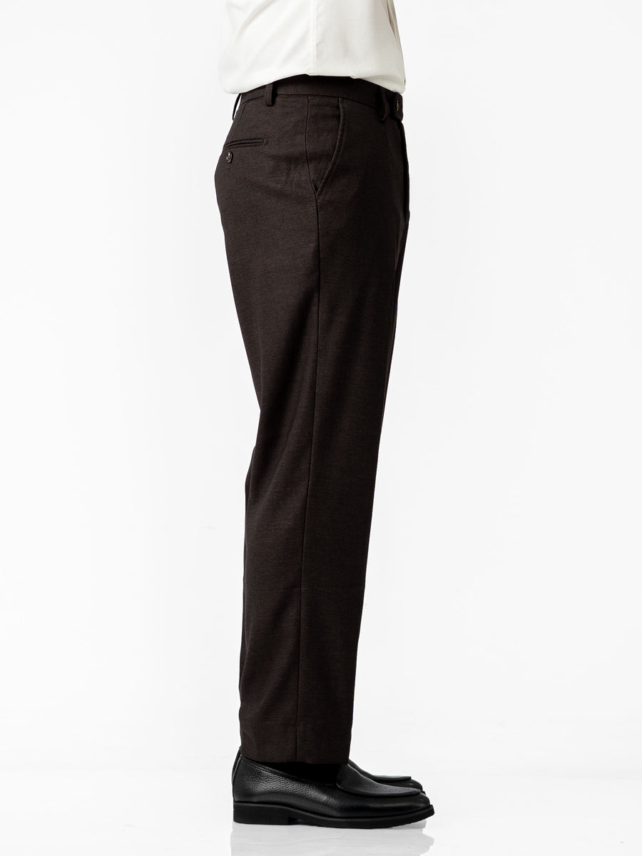 Trousers With Belt Loop - Smoky Grey (Regular Fit)