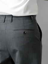 Trousers With Belt Loop - Graphite Grey (Regular Fit)