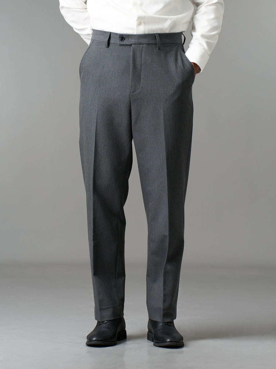 Trousers With Belt Loop - Graphite Grey (Regular Fit)